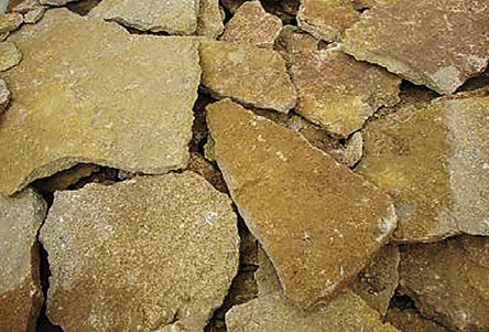 Lajas y piedras irregulares
